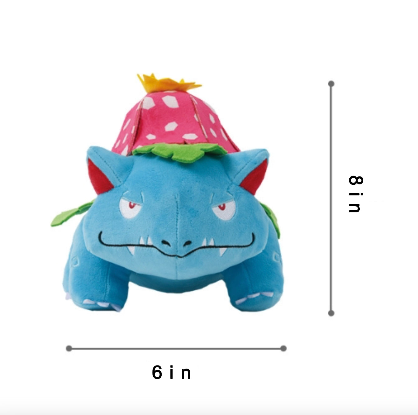 Pokemon Venusaur 8" Stuffed Animal Plush Cute Hugging Doll Soft Toy Gifts for Kids