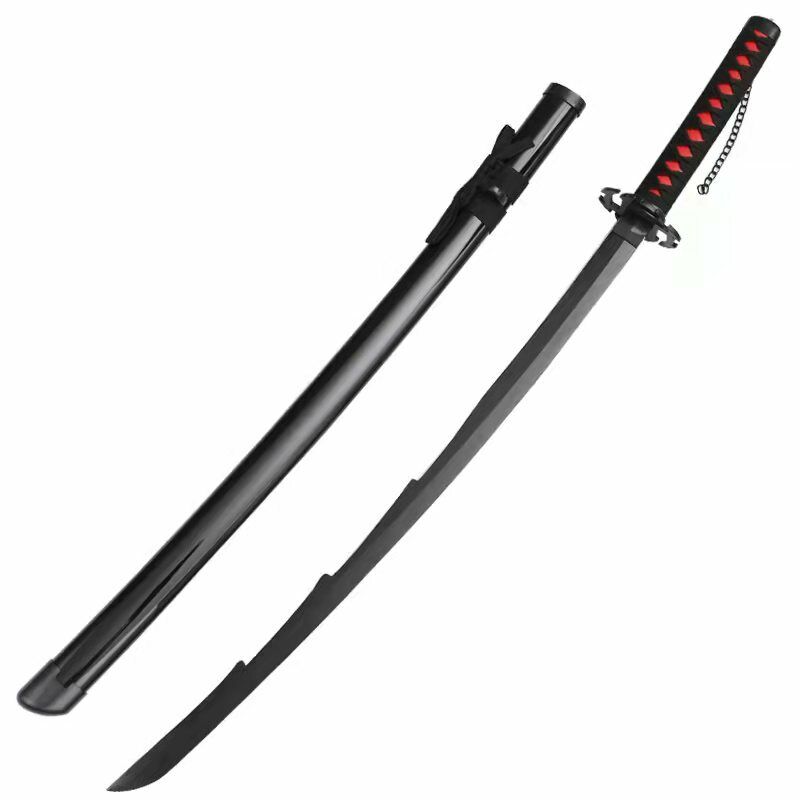 55" Bleach Ichigo Kurosaki Bankai Wooden Sword Katana Replica