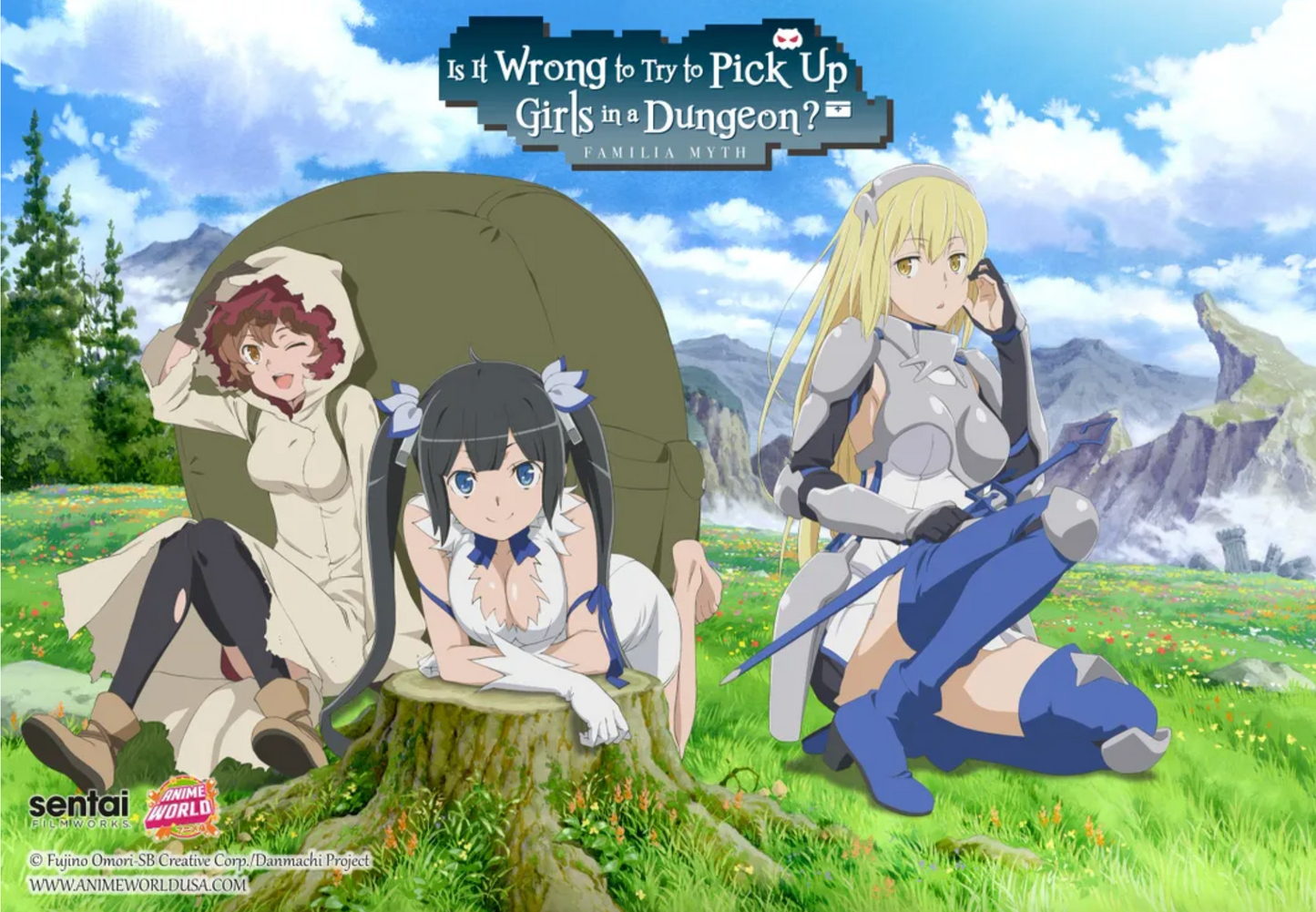 Wall Scroll - Is it wrong to try to pick up girls in a Dungeon ?