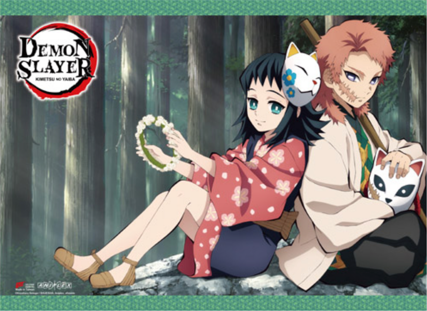 Wall Scroll - Demon Slayer - Sabito & Makomo