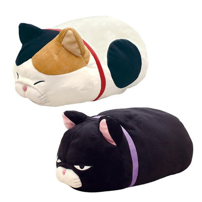 Amuse Cat Pilow Kuromame 20" Inch Stuffed Animal Headrest Plush Ultra-Soft Kitty Support Hugging Pillow