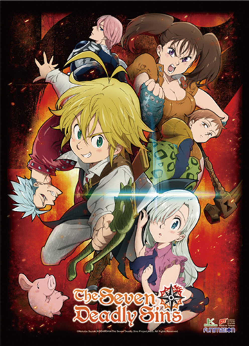 Wall Scroll - The Seven Deadly Sins