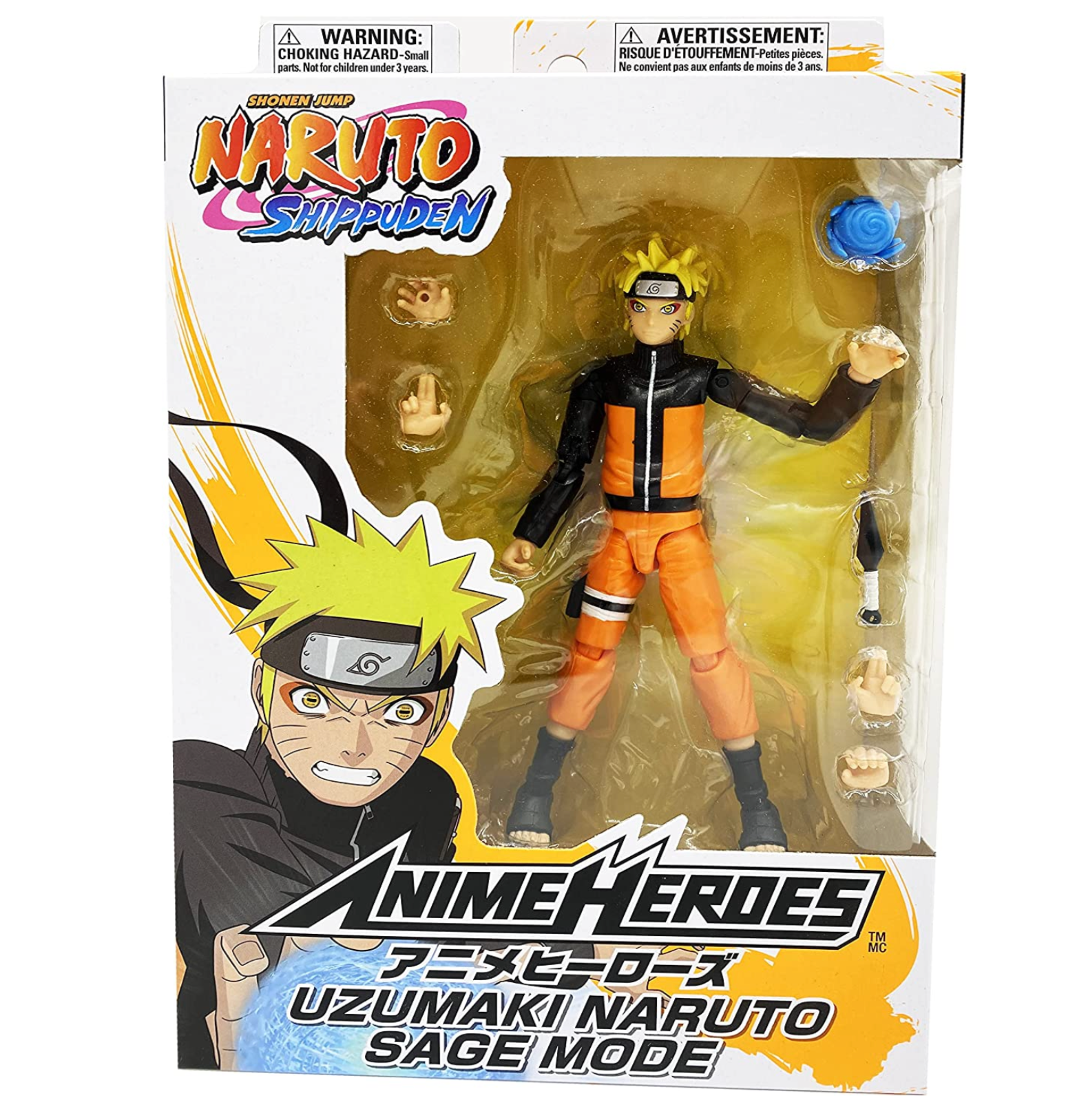 ANIME HEROES NARUTO SAGE MODE NARUTO 6.5 ACTION FIGURE