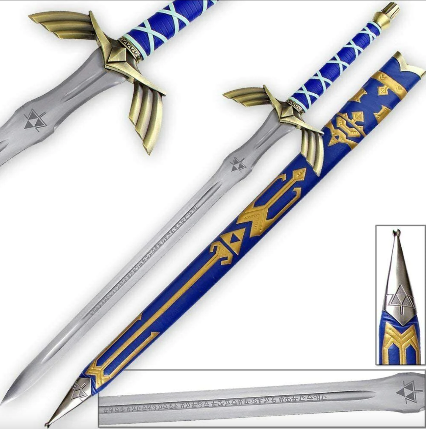 Legend of Zelda Link - Zelda Blue Sword - Metal
