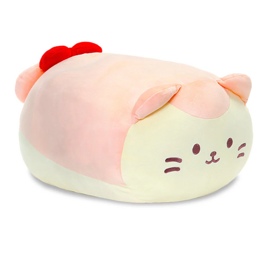 Anirollz 20" Kittiroll Stuffed Animal Headrest Plush Ultra-Soft Cute Kitty Character Support Squishy Animal Kids' Support Pillows - XL