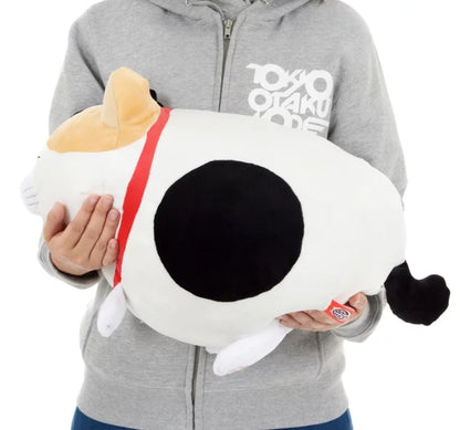 Amuse Cat Pillow Mi-sama 20" Inch Stuffed Animal Headrest Plush Ultra-Soft Kitty Support Hugging Pillow