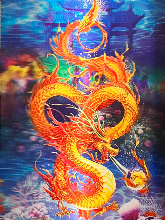 Naked 3D Poster - Dragon