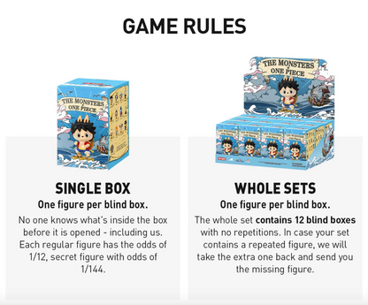 The Monsters & One Piece Series Figures Blind Box