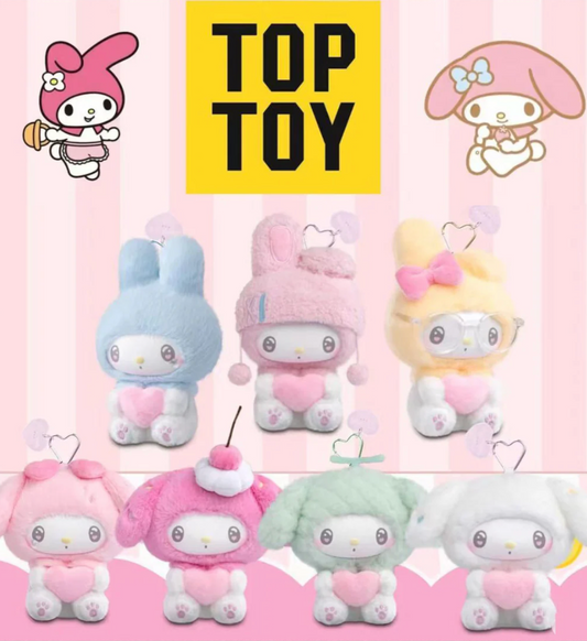 Top Toy 50th Anniversary Milk Candy Series Plush Keychains Gift Blind Box