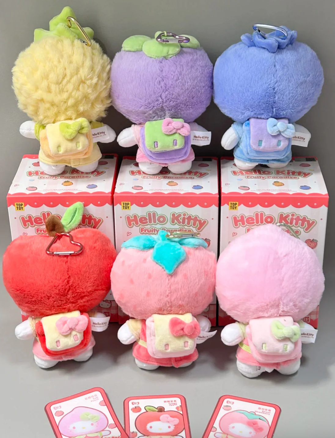 Top Toy Fruity Paradise Vinyl Plush Keychain Gift Blind Box