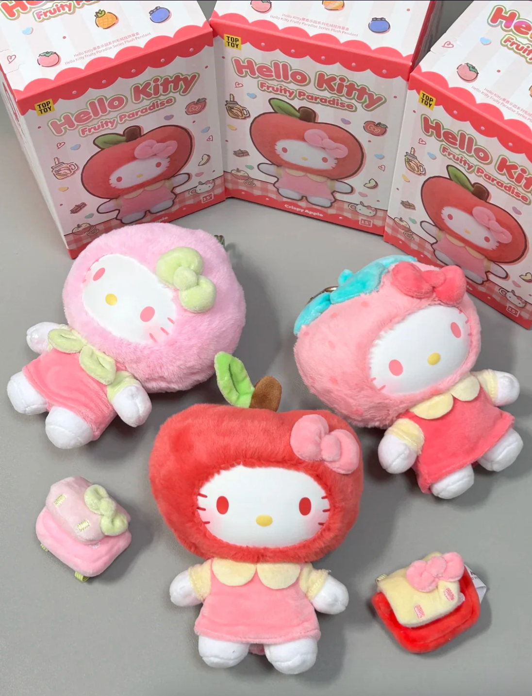 Top Toy Fruity Paradise Vinyl Plush Keychain Gift Blind Box