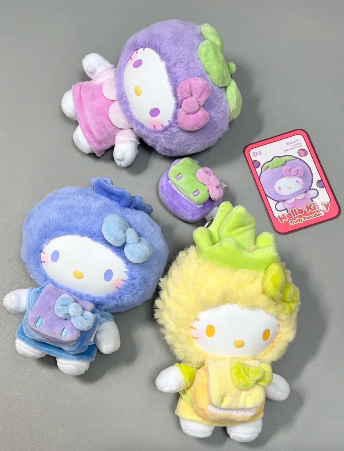 Top Toy Fruity Paradise Vinyl Plush Keychain Gift Blind Box