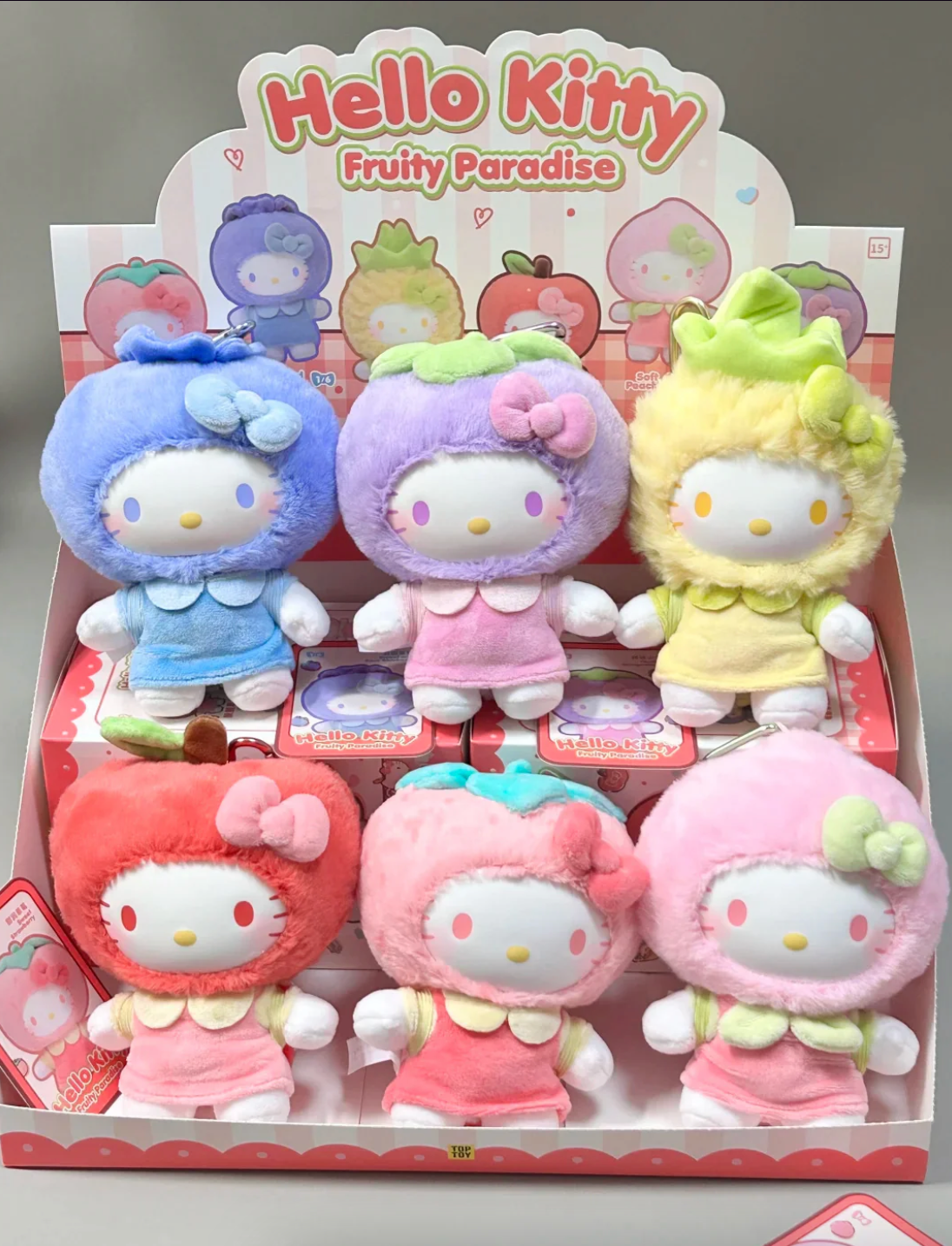 Top Toy Fruity Paradise Vinyl Plush Keychain Gift Blind Box
