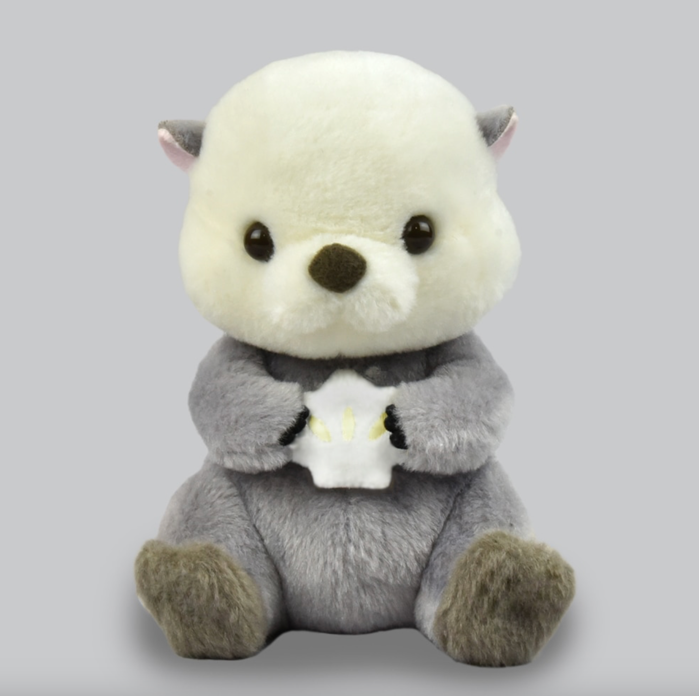 Amuse Sea Otter Gray 5" Inch Plush Stuffed Animal Soft Toy & Gifts
