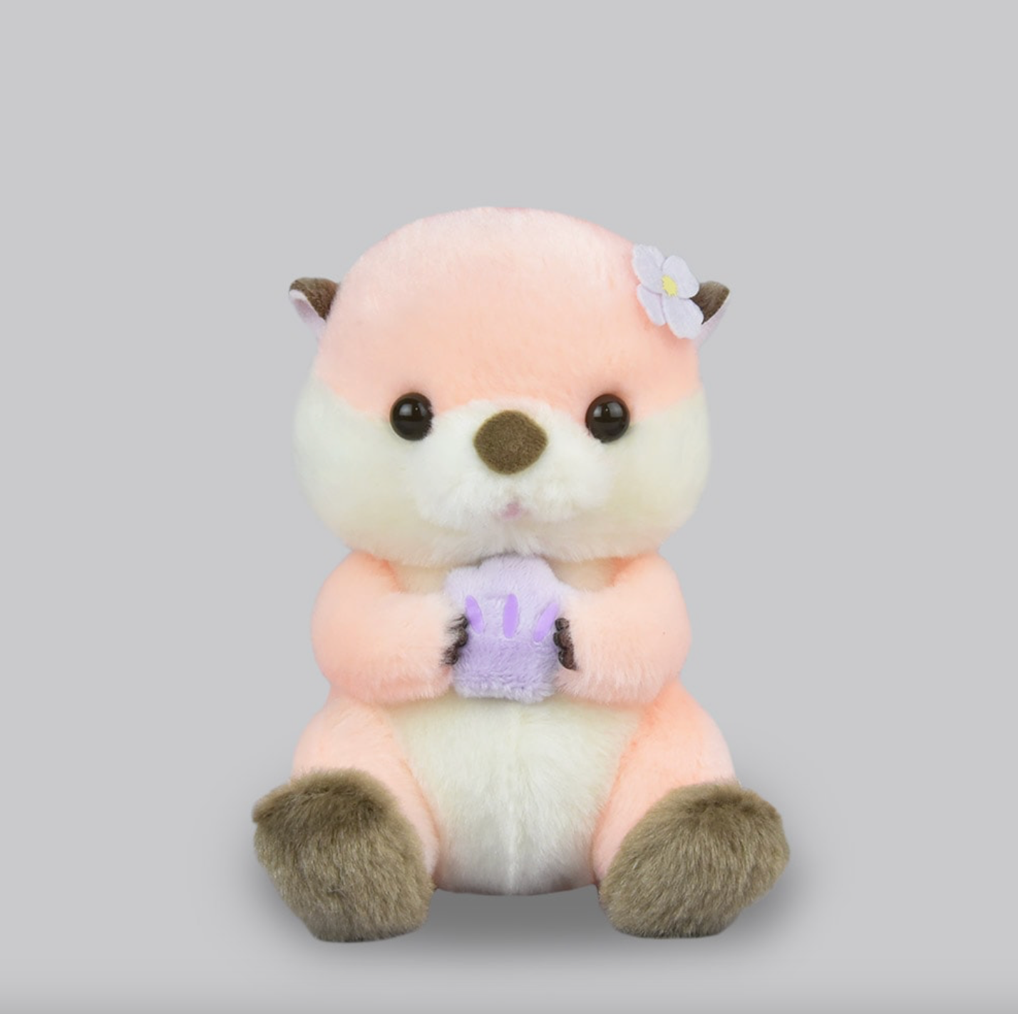 Amuse Sea Otter Pink 5" Inch Plush Stuffed Animal Soft Toy & Gifts