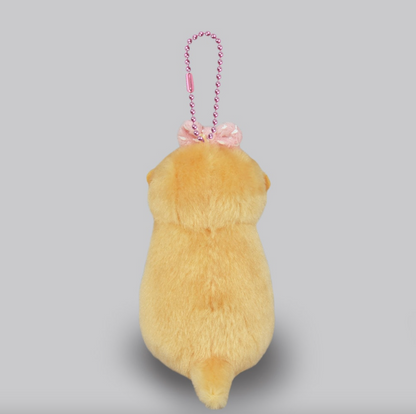 Amuse Pink otter 4.5" Inch Plush Keychain Stuffed Animal Soft Toy & Gifts