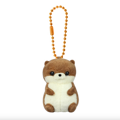 Amuse otter 2" Inch Plush Keychain Stuffed Animal Soft Toy & Gifts