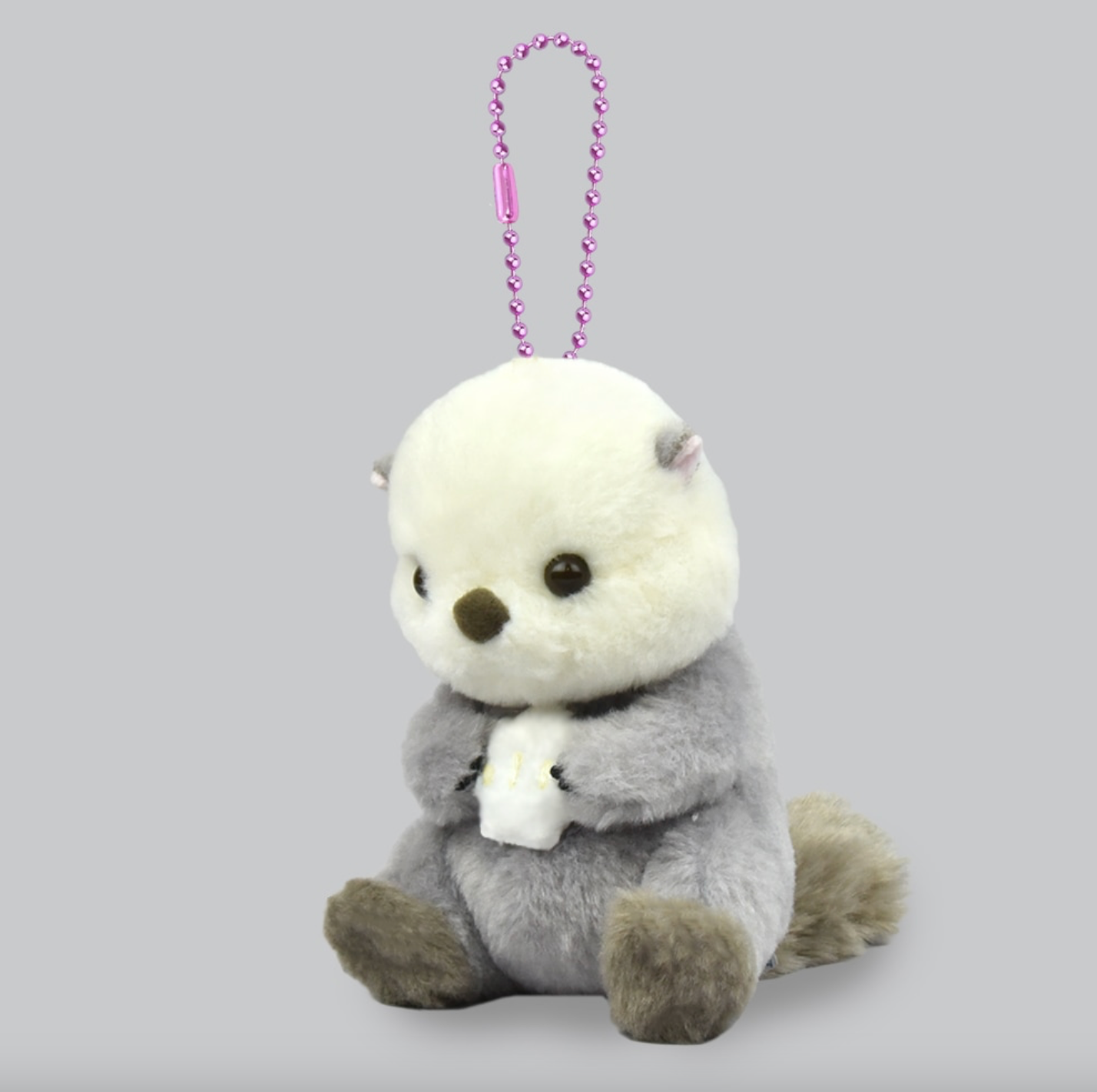 Amuse otter 3.5" Inch Plush Keychain Stuffed Animal Soft Toy & Gifts