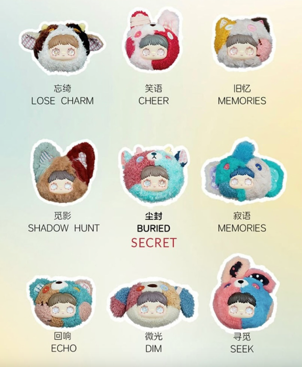 Hi Toy MayMei Once Forgotten Corners Series Vinyl Plush Blind Boxes
