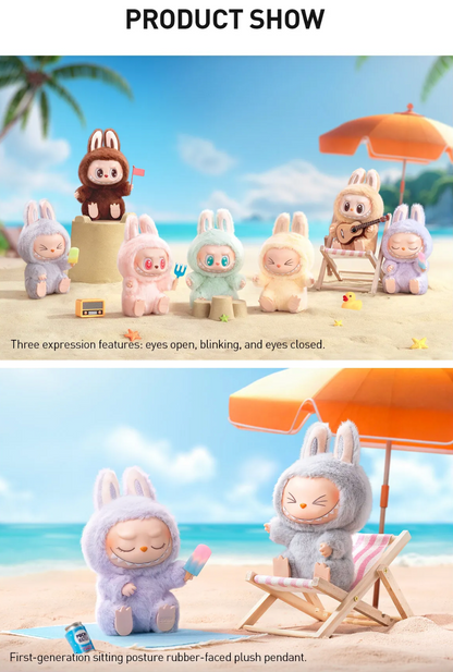 THE MONSTERS Have A Seat Series-Vinyl Labubu Plush Pendant Blind Box