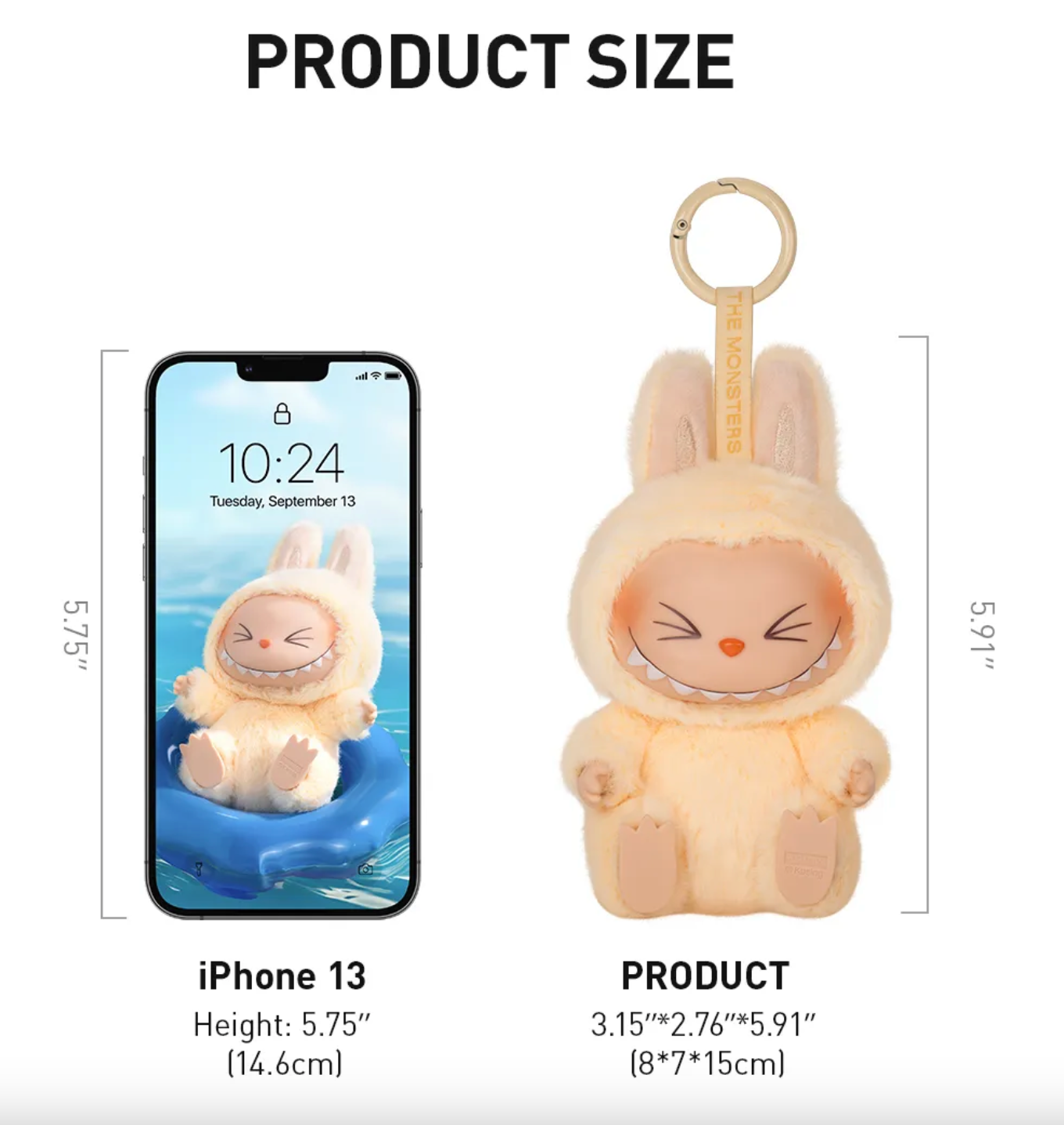 THE MONSTERS Have A Seat Series-Vinyl Labubu Plush Pendant Blind Box