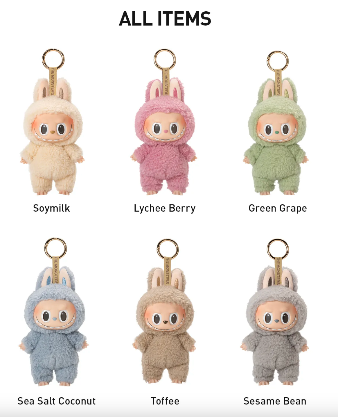 THE MONSTERS Exciting Macaron Series-Vinyl Labubu Plush Pendant Blind Box