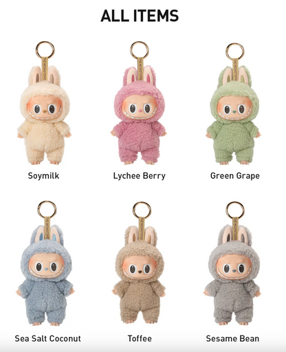 THE MONSTERS Exciting Macaron Series-Vinyl Labubu Plush Pendant Blind Box