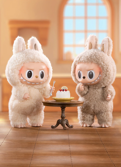 THE MONSTERS Exciting Macaron Series-Vinyl Labubu Plush Pendant Blind Box