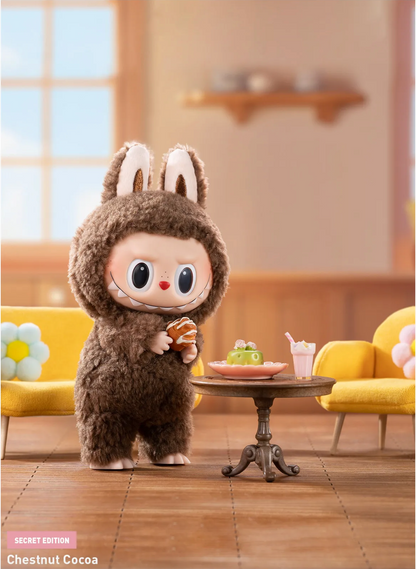 THE MONSTERS Exciting Macaron Series-Vinyl Labubu Plush Pendant Blind Box