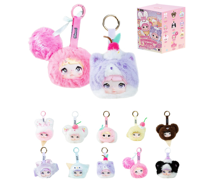 Nommi Sweetness 100% Series Plush Keychains Gift Blind Box