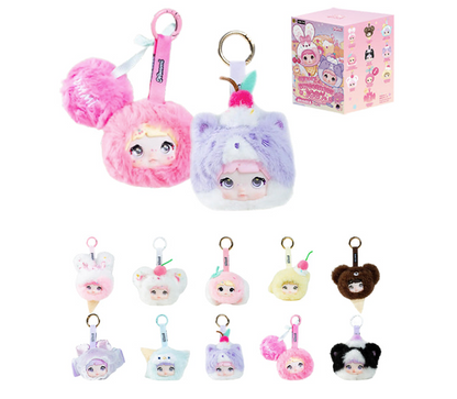 Nommi Sweetness 100% Series Plush Keychains Gift Blind Box