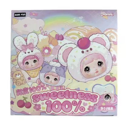 Nommi Sweetness 100% Series Plush Keychains Gift Blind Box