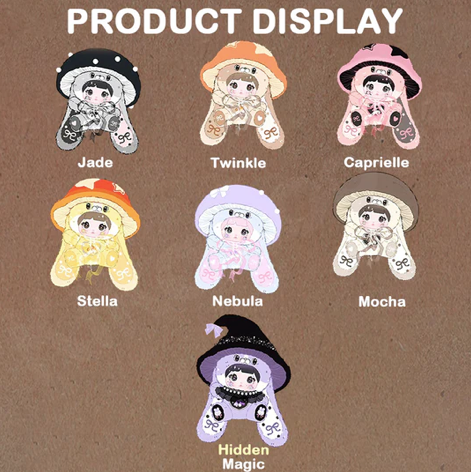 Nommi Mushroom Hat 400% Series Plush Blind Box