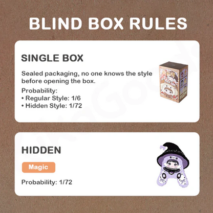 Nommi Mushroom Hat 400% Series Plush Blind Box