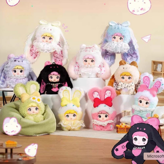Hi Toy Nommi Baby Sweetheart Bunny Series Plush Blind Box