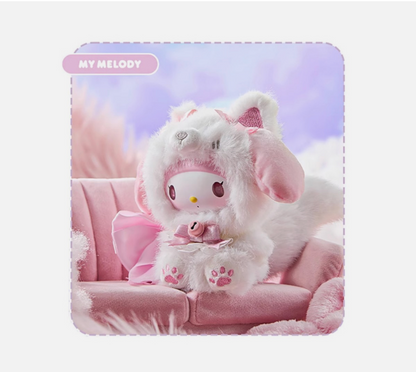 Sanrio Characters Fox Island Vinyl Plush Keychain Gift Blind Box