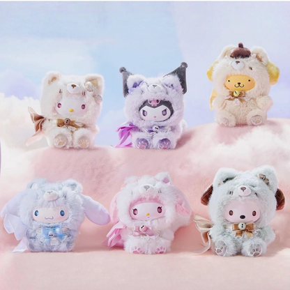 Sanrio Characters Fox Island Vinyl Plush Keychain Gift Blind Box