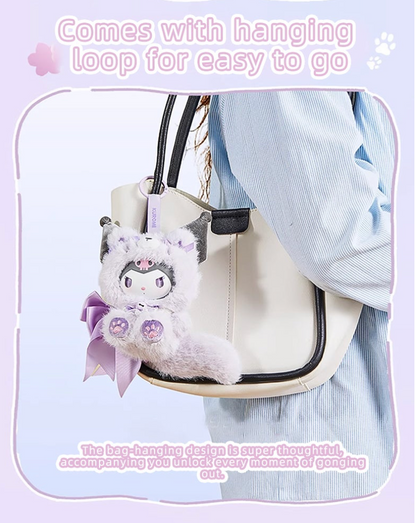 Sanrio Characters Fox Island Vinyl Plush Keychain Gift Blind Box