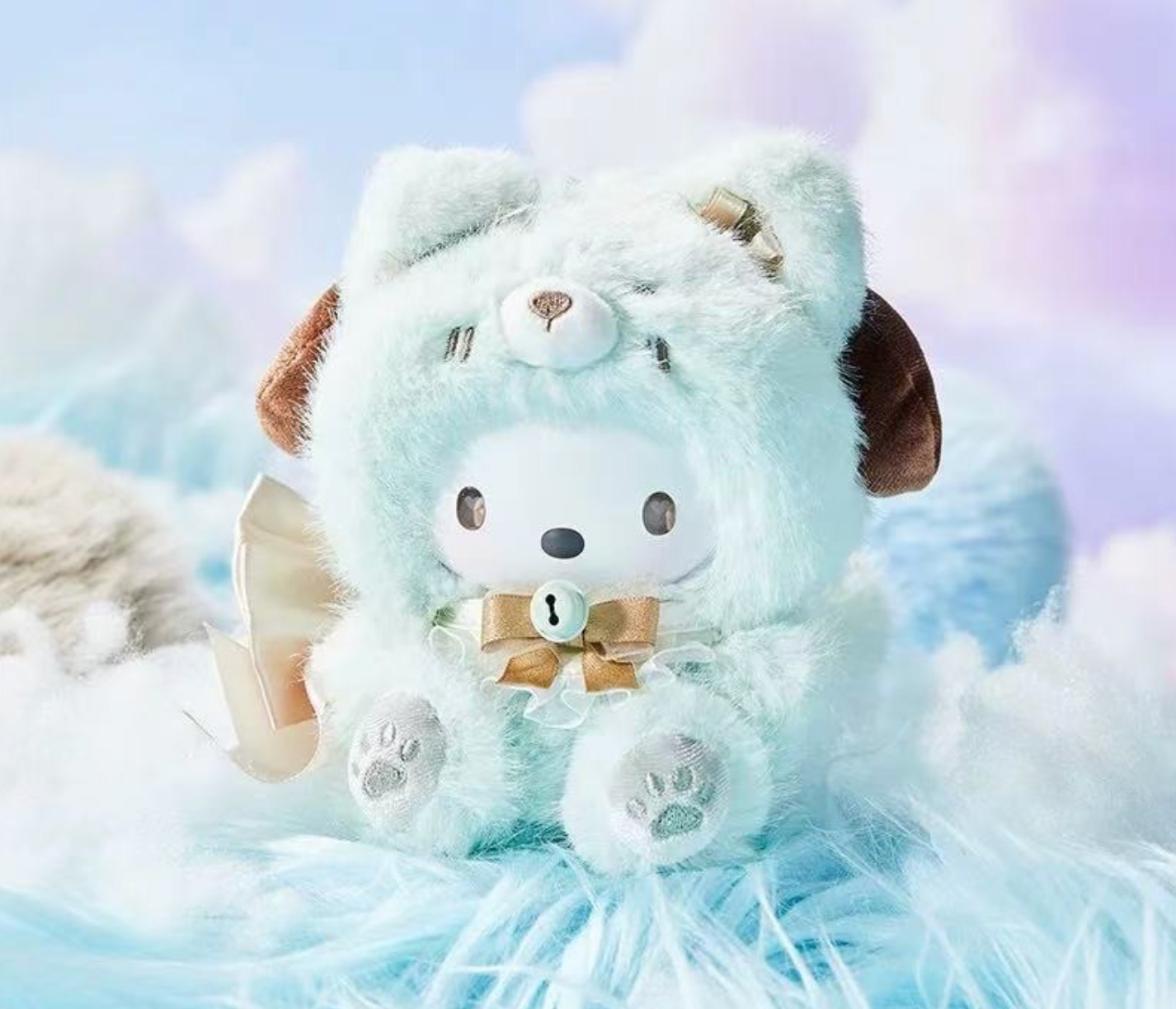 Sanrio Characters Fox Island Vinyl Plush Keychain Gift Blind Box