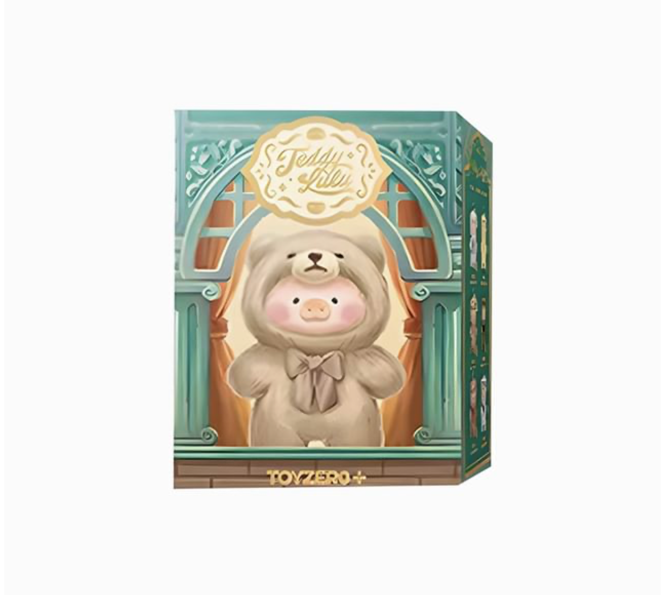 Toyzero+ Lulu Teddy The Piggy Vintage Plush Keychain Blind Box