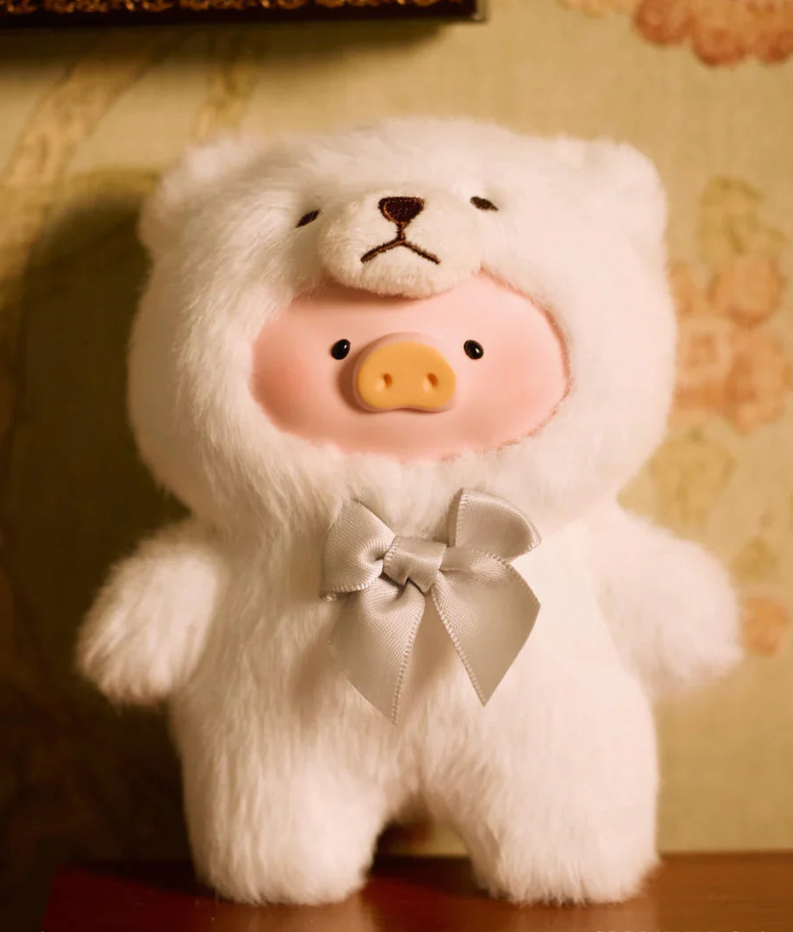 Toyzero+ Lulu Teddy The Piggy Vintage Plush Keychain Blind Box