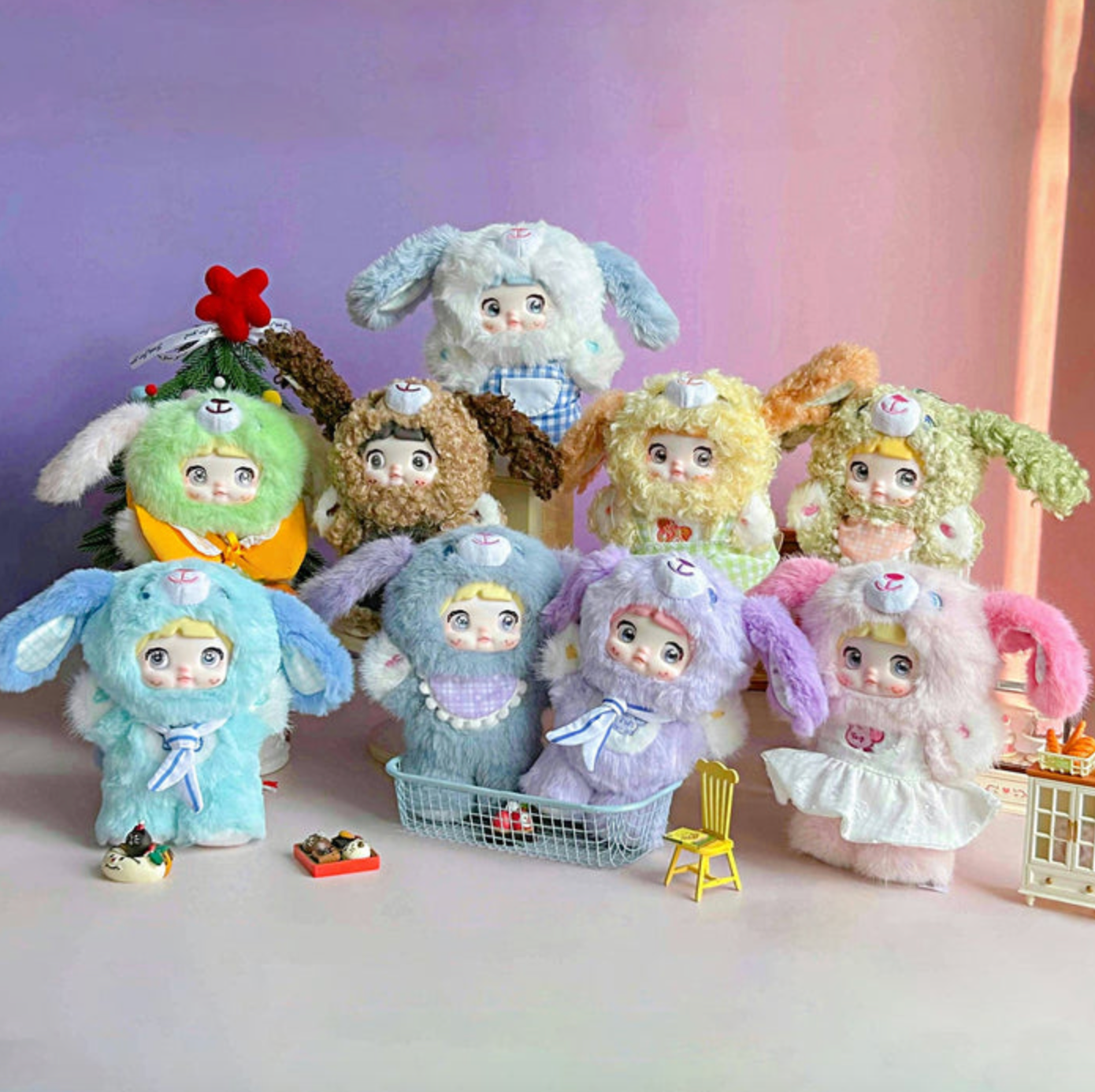 TopToy Nommi Puppy Diary Series Plush Keychain Blind Box