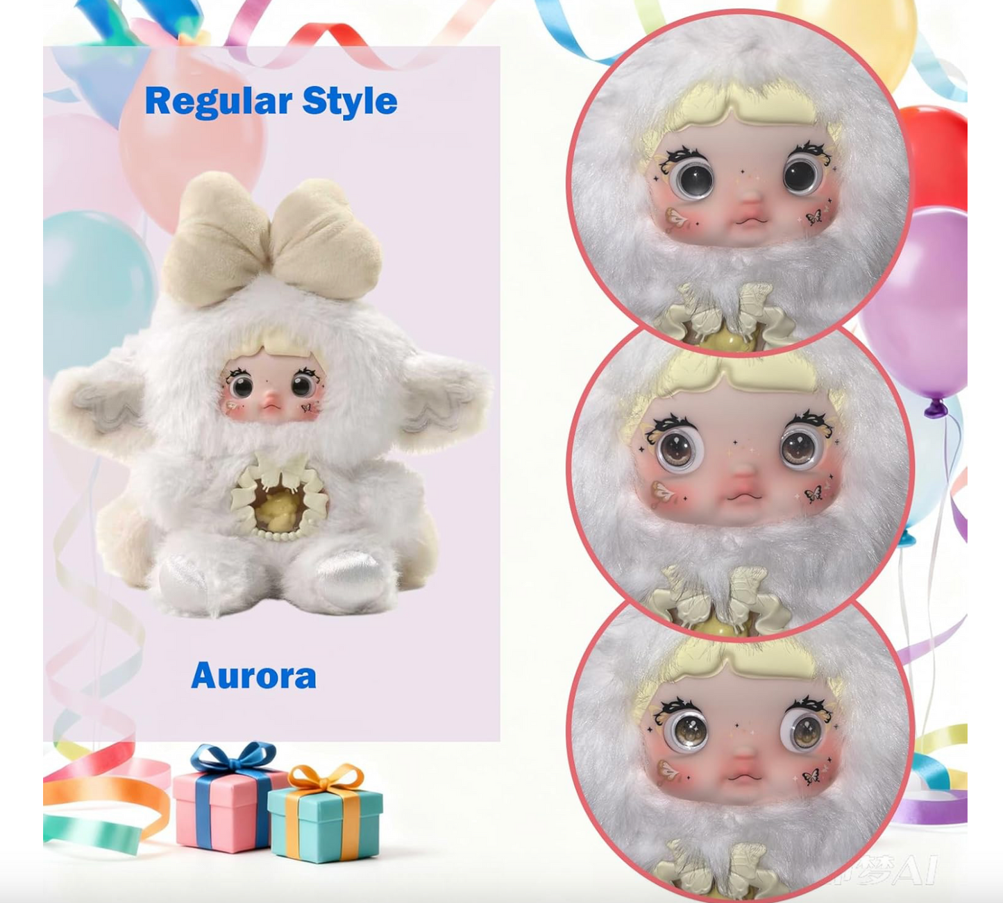 TopToy NOMMI Fantasy World Series Plush Keychain Blind Box