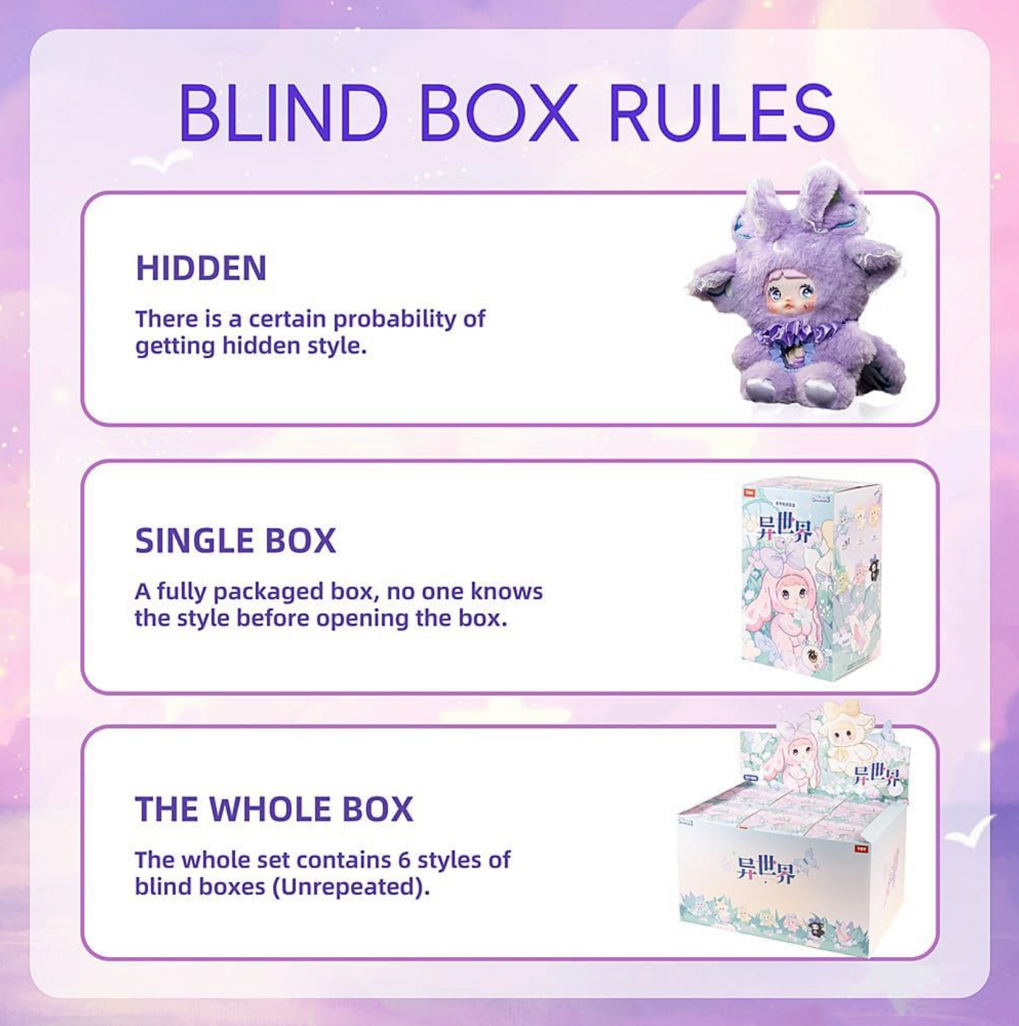 TopToy NOMMI Fantasy World Series Plush Keychain Blind Box