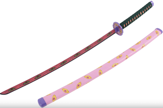 40" Demon Slayer Tsugikuni Michikatsu Katana Metal Sword