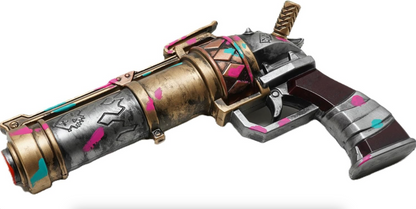 11" Anime-Style Crazy Punk Shotgun Foam Prop Pink Blue Replica Gun