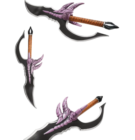 26" Solo Leveling Jin-woo's Rasaka's Venom Fang Foam Prop Replica Dagger