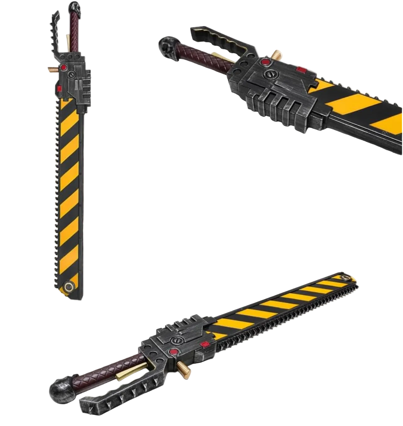40’’ Fantasy WH40K War Chainsaw Hammer Foam Sword Replica Weapon