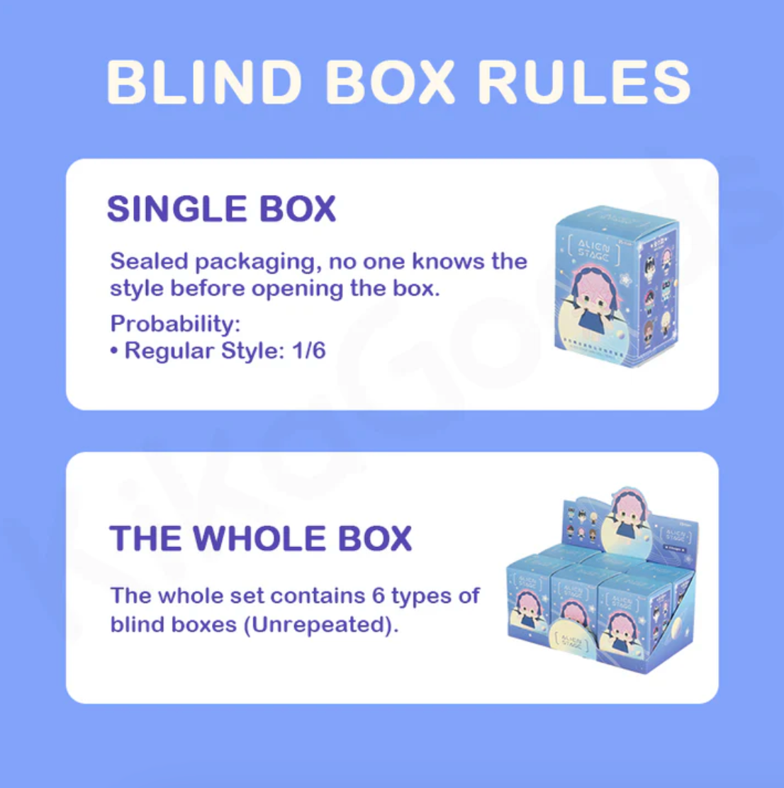 Alien Stage Doll Pendant Plush Blind Box