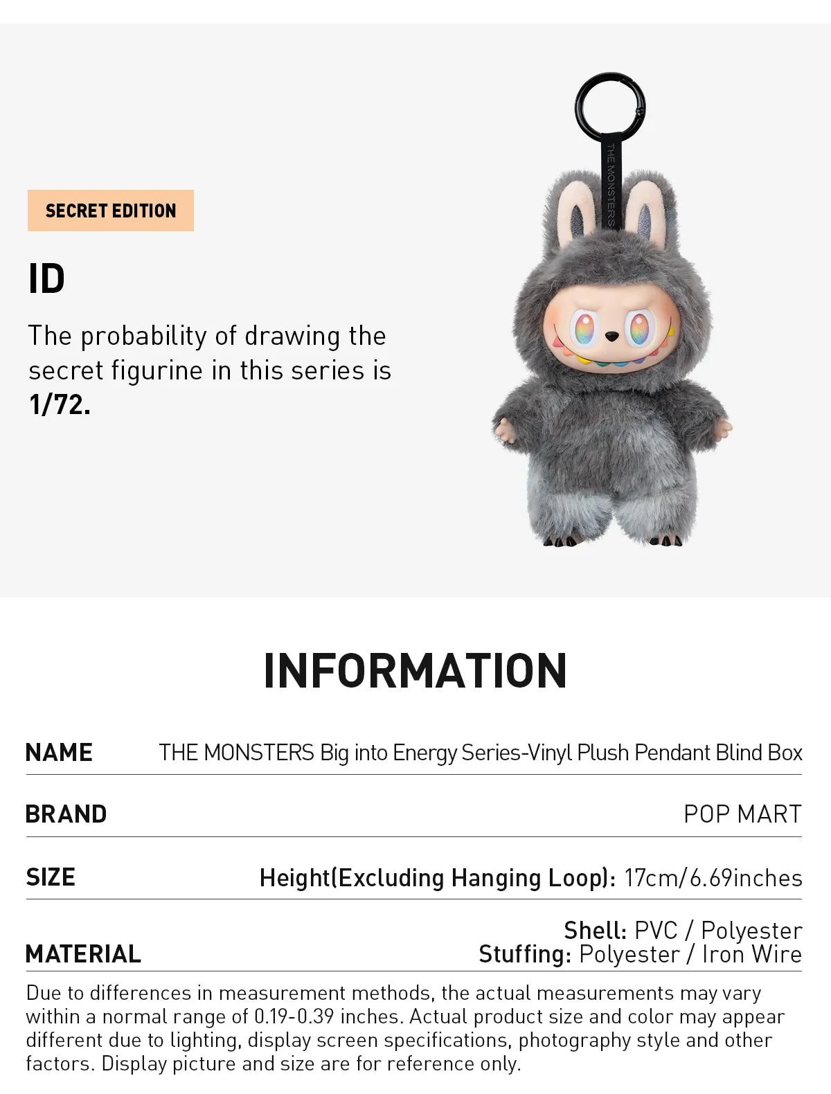 labubu booster box THE MONSTERS Big into Energy Series-Vinyl Labubu Plush Pendant Blind B – Anime World